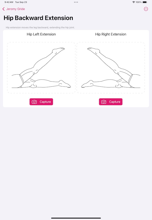 hip backward extension physical therapy exam